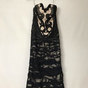 My vintage Carlos Miele black and cream maxi dress